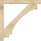 Ekena Millwork Imperial Block Rough Sawn Bracket w/ Offset Brace, Douglas Fir, 6"W x 48"D x 48"H BKT0604X48X48IMP05RDF - alternate 2